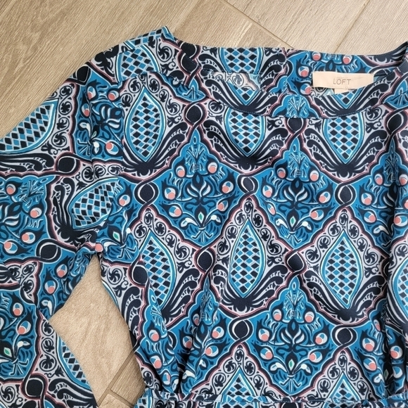 LOFT Long Sleeve Dress S - Picture 2 of 10